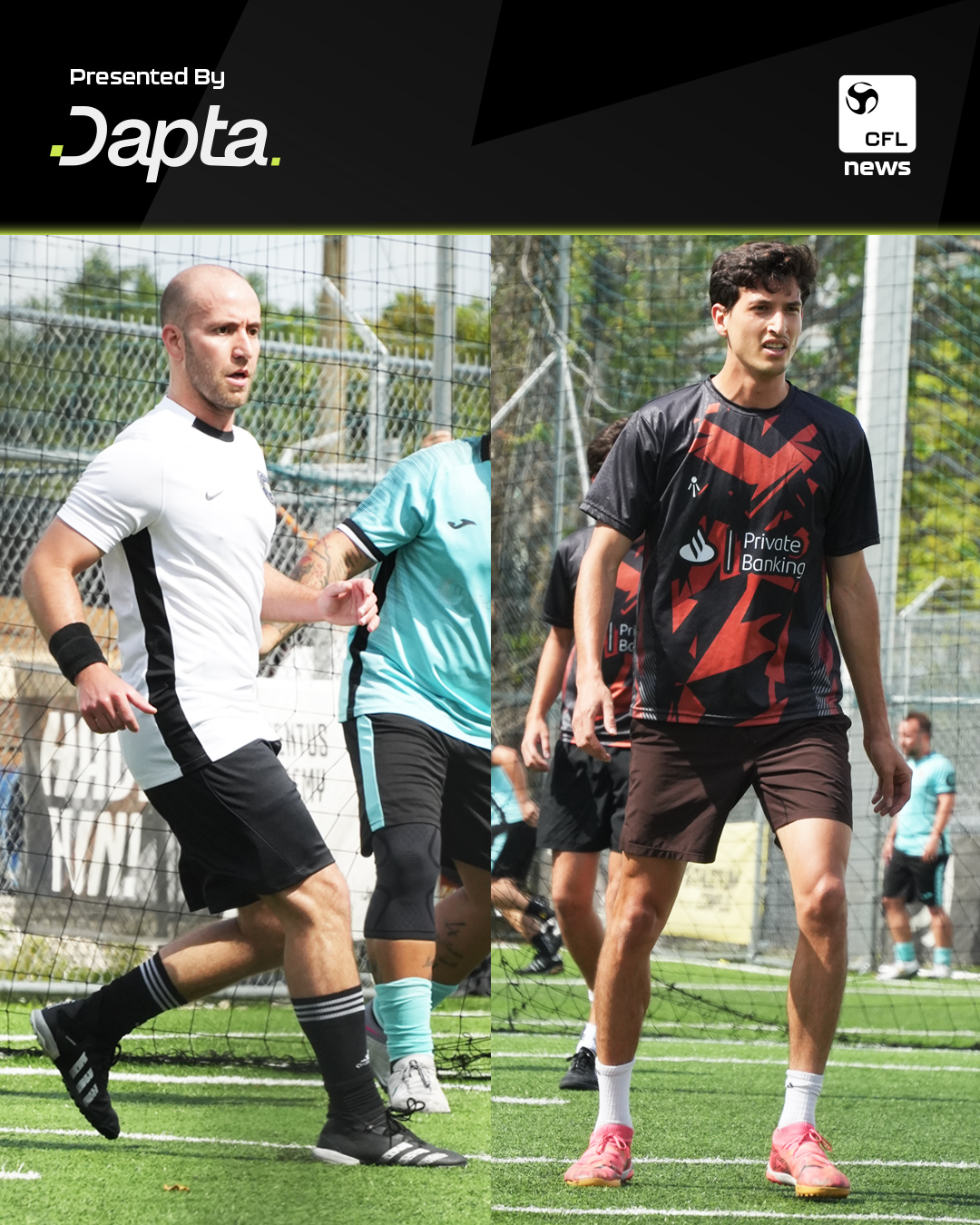 A high-stakes showdown between two CFL powerhouses. Santander is fighting to secure their spot in the Gold Semis, while Reinsurance is already qualified but looking to climb the table and fine-tune their form before playoffs. With talent stacked across both sides, this could be one of the most tactical and intense matches of the day.